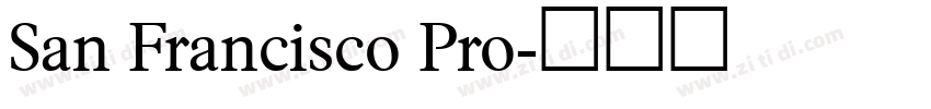 San Francisco Pro字体转换